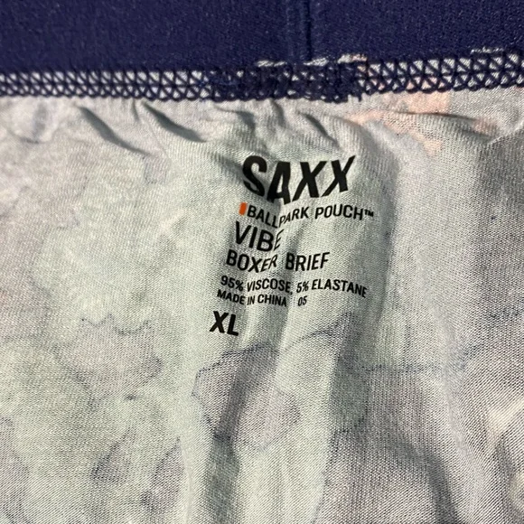 NWT Mens Saxx Vibe Boxer Briefs Sz XL. Retail $32. - Picture 2 of 4